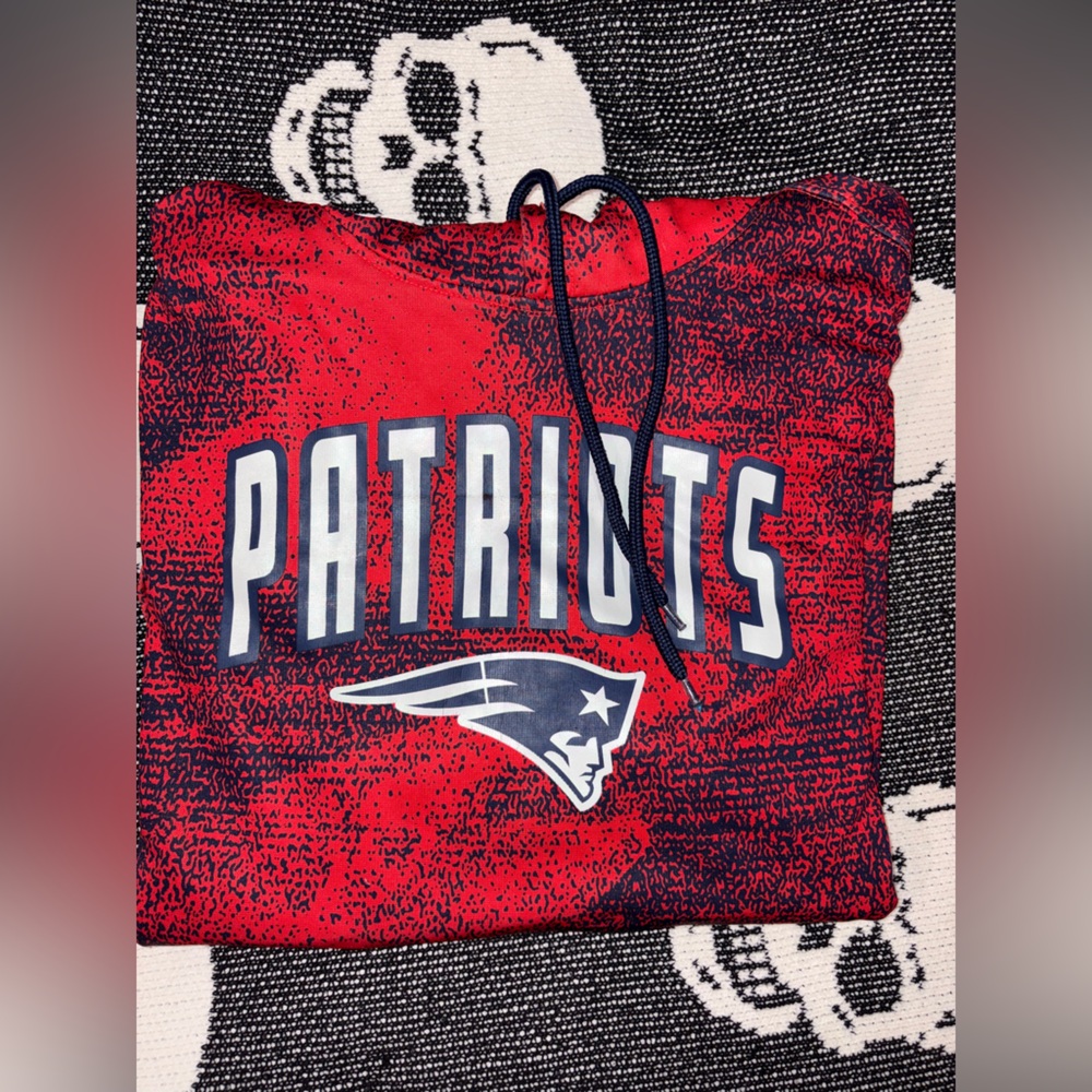 Red and Blue Hoodie